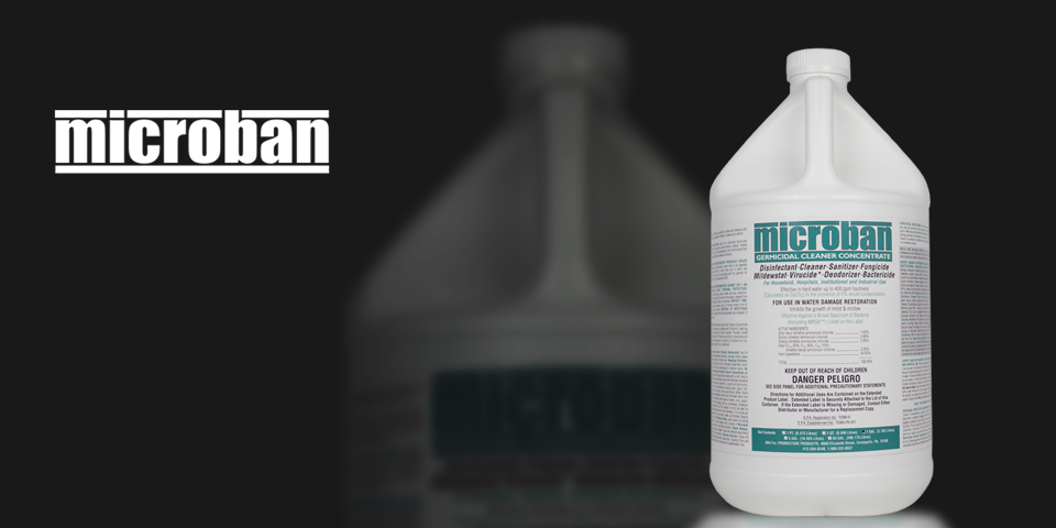 Microban germicial cleaner sanitizer
